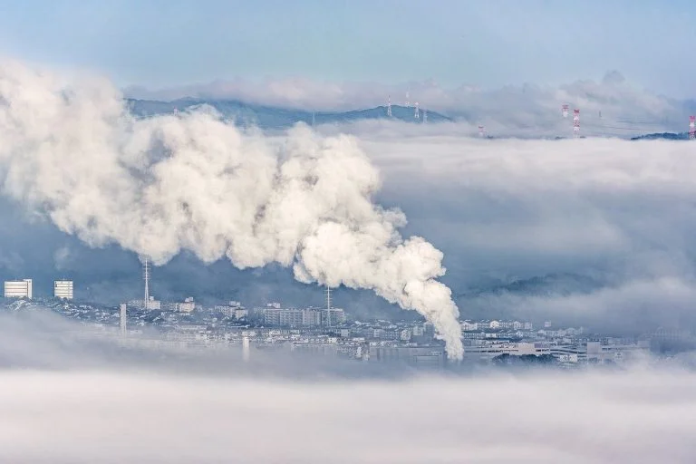 Sky air pollution