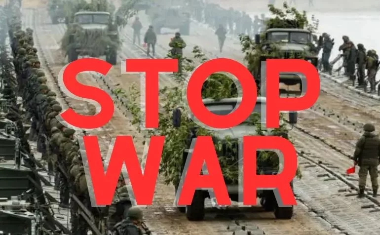 STOP WAR Russia Ukraine